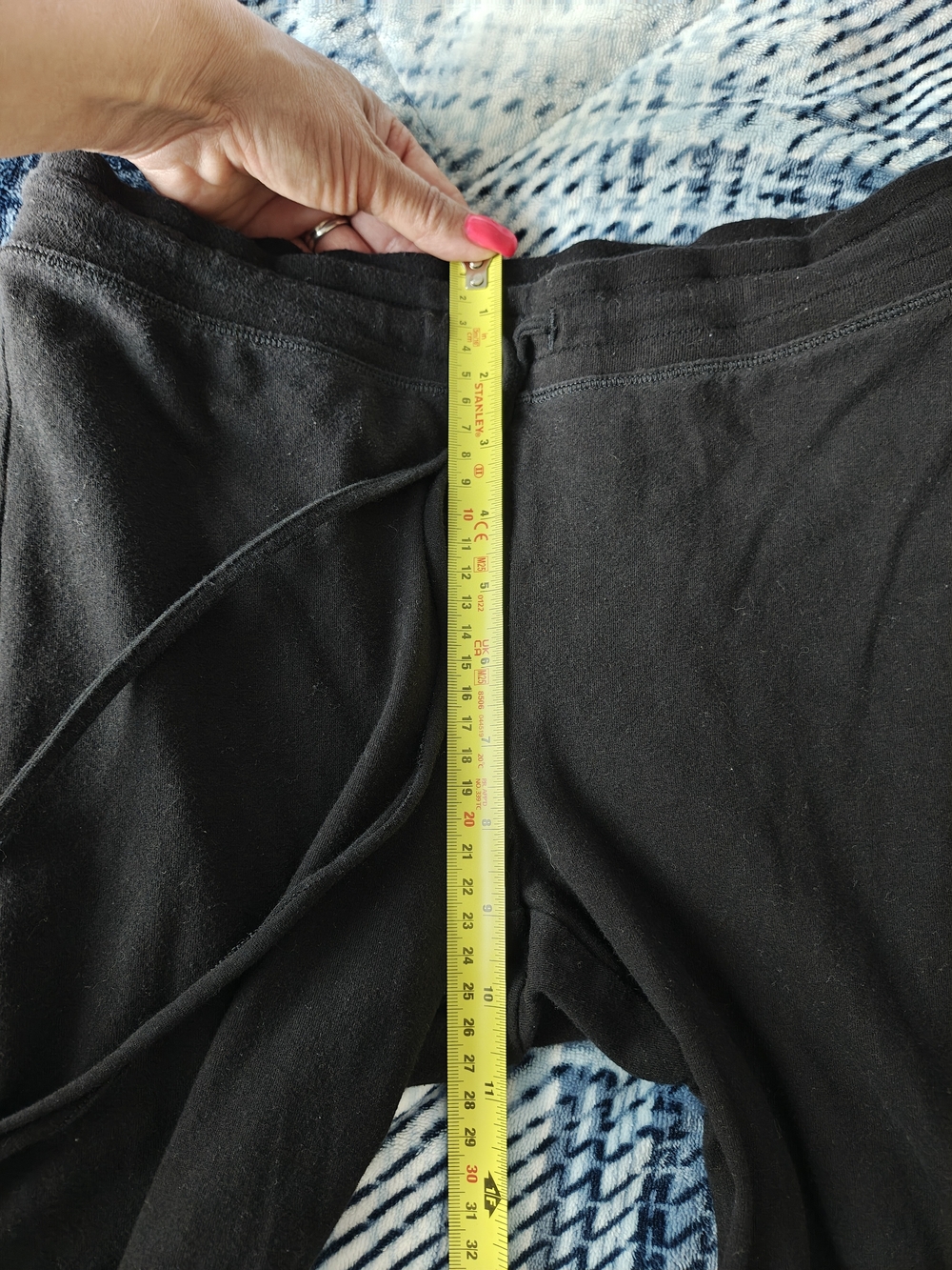 Aritzia Black Ribbed Drawstring Flare Pants - Picture 11 of 13